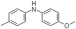 structure of CAS# 39253-43-5, N-(4-甲氧基苯基)-4-甲基苯胺