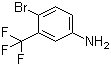 structure of CAS# 393-36-2, 5-Amino-2-bromobenzotrifluoride