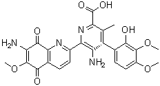structure of CAS# 3930-19-6, Bruneomycin