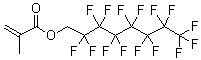 structure of CAS# 3934-23-4, 1H,1H-Pentadecafluorooctyl methacrylate