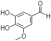 structure of CAS# 3934-87-0, 5-羟基香兰素