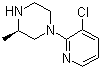 structure of CAS# 393513-95-6, (3R)-1-(3-氯吡啶-2-基)-3-甲基哌嗪