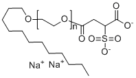 CAS 登录号：39354-45-5, 聚环氧乙烷磺基琥珀酸月桂基钠