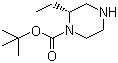 structure of CAS# 393781-70-9, (R)-1-叔丁氧羰基-2-乙基哌嗪