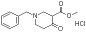 structure of CAS# 3939-01-3, Methyl 1-benzyl-4-oxo-3-piperidine-carboxylate hydrochloride