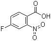 structure of CAS# 394-01-4, 4-Fluoro-2-nitrobenzoic acid