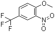 CAS # 394-25-2, 4-Methoxy-3-nitrobenzotrifluoride, 2-Nitro-4-(trifluoromethyl)anisole