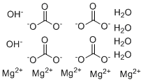 structure of CAS# 39409-82-0, Magnesium carbonate hydroxide