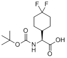 CAS # 394735-65-0, (S)-2-((tert-Butoxycarbonyl)amino)-2-(4,4-difluorocyclohexyl)acetic acid
