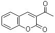 3-Acetyl-2H-1-benzopyran-2-one molecular structure (CAS 3949-36-8)