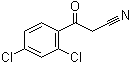 structure of CAS# 39528-61-5, 2,4-Dichlorobenzoylacetonitrile