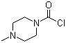 CAS # 39539-66-7, 4-Methylpiperazine-1-carbonyl chloride, 4-Methyl-1-chlorocarbonylpiperazine