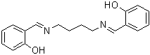 structure of CAS# 3955-57-5, N,N'-二(亚水杨基)-1,4-丁二胺