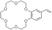 structure of CAS# 39557-71-6, 4-Vinylbenzo-18-crown-6