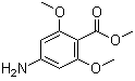 structure of CAS# 3956-34-1, 4-氨基-2,6-二甲氧基苯甲酸甲酯