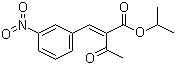 structure of CAS# 39562-25-9, 2-(3-硝基亚苄基)乙酰乙酸异丙酯