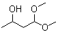 structure of CAS# 39562-58-8, 3-Hydroxybutyraldehyde dimethyl acetal