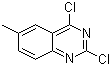structure of CAS# 39576-82-4, 2,4-Dichloro-6-methylquinazoline