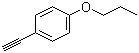 structure of CAS# 39604-97-2, 1-Eth-1-ynyl-4-propoxybenzene