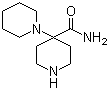 structure of CAS# 39633-82-4, (1,4'-Bipiperidine)-4'-carboxamide