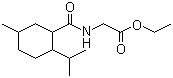 CAS 登录号：39668-74-1, N-[[5-甲基-2-(异丙基)环己基]甲酰]甘氨酸乙酯