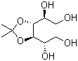 structure of CAS# 3969-84-4, 3,4-O-Isopropylidene-D-mannitol