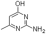 structure of CAS# 3977-29-5, 2-氨基-4-羟基-6-甲基嘧啶