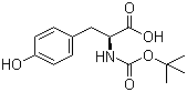 structure of CAS# 3978-80-1, N-Boc-L-酪氨酸