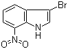 structure of CAS# 397864-11-8, 3-溴-7-硝基-1H-吲哚