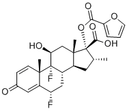 structure of CAS# 397864-63-0, Fluticasone Furoate Impurity A