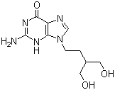 structure of CAS# 39809-25-1, 喷昔洛韦