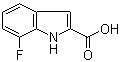 structure of CAS# 399-67-7, 7-氟-1H-吲哚-2-羧酸