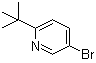 structure of CAS# 39919-58-9, 5-溴-2-叔丁基吡啶