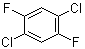 structure of CAS# 400-05-5, 1,4-二氯-2,5-二氟苯