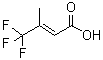 (E)-4,4,4-Trifluoro-3-methyl-2-butenoic acid molecular structure (CAS 400-28-2)