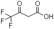 4,4,4-Trifluoro-3-oxobutyric acid molecular structure (CAS 400-36-2)