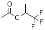 structure of CAS# 400-37-3, 1,1,1-Trifluoro-2-propanol acetate