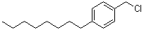structure of CAS# 40016-26-0, 4-Octylbenzyl chloride