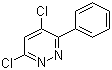 structure of CAS# 40020-05-1, 4,6-二氯-3-苯基哒嗪
