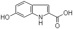 structure of CAS# 40047-23-2, 6-羟基-2-吲哚甲酸