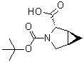structure of CAS# 400720-05-0, (1S,2S,5R)-3-(tert-Butoxycarbonyl)-3-azabicyclo[3.1.0]hexane-2-carboxylic acid