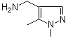 structure of CAS# 400756-31-2, 1,5-Dimethyl-1H-pyrazole-4-methanamine