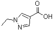 structure of CAS# 400858-54-0, 1-Ethyl-1H-pyrazole-4-carboxylic acid