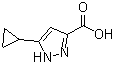 structure of CAS# 401629-04-7, 5-Cyclopropyl-1H-pyrazole-3-carboxylic acid