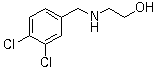 structure of CAS# 40172-06-3, 2-(3,4-Dichlorbenzylamino)ethanol