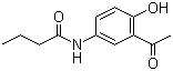 structure of CAS# 40188-45-2, 2-Acetyl-4-butyramidophenol