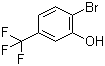structure of CAS# 402-05-1, 2-Bromo-5-trifluoromethylphenol
