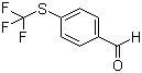 structure of CAS# 4021-50-5, 4-[(Trifluoromethyl)thio]benzaldehyde