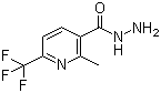 structure of CAS# 402479-94-1, 2-Methyl-6-(trifluoromethyl)-3-pyridinecarboxylic acid hydrazide