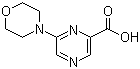 structure of CAS# 40262-73-5, 6-(4-吗啉基)吡嗪-2-甲酸